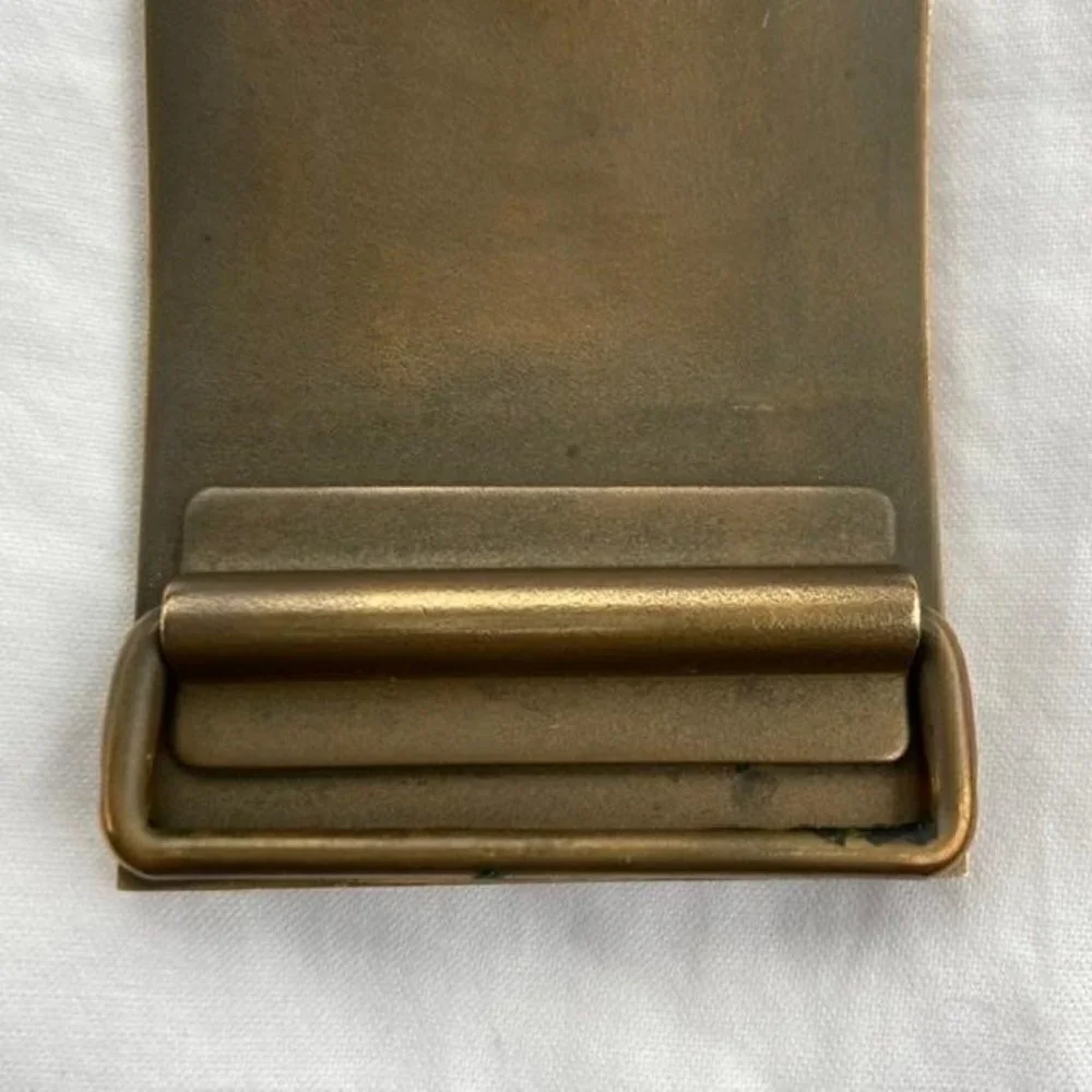 VTG Nabisco Brass Belt Buckle Billionaire 1977